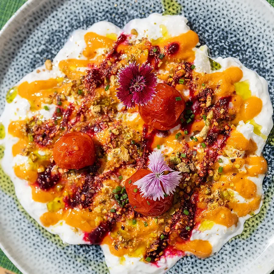 Burrata salad