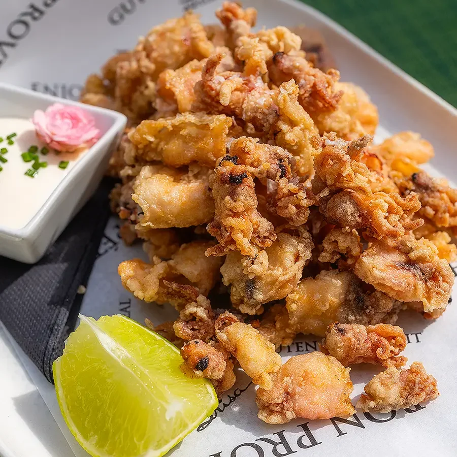 Fried little squids