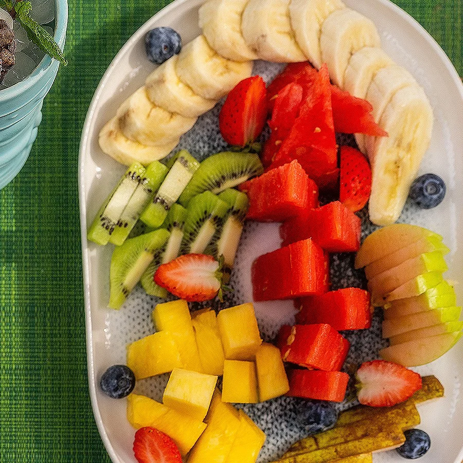 Mixed fruit plate